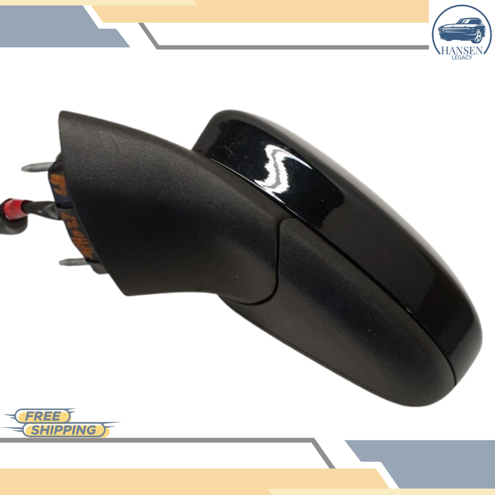 2019–2020 Ford Fusion Left Driver Side View Door Mirror with Blind Spot Black OEM — view 3