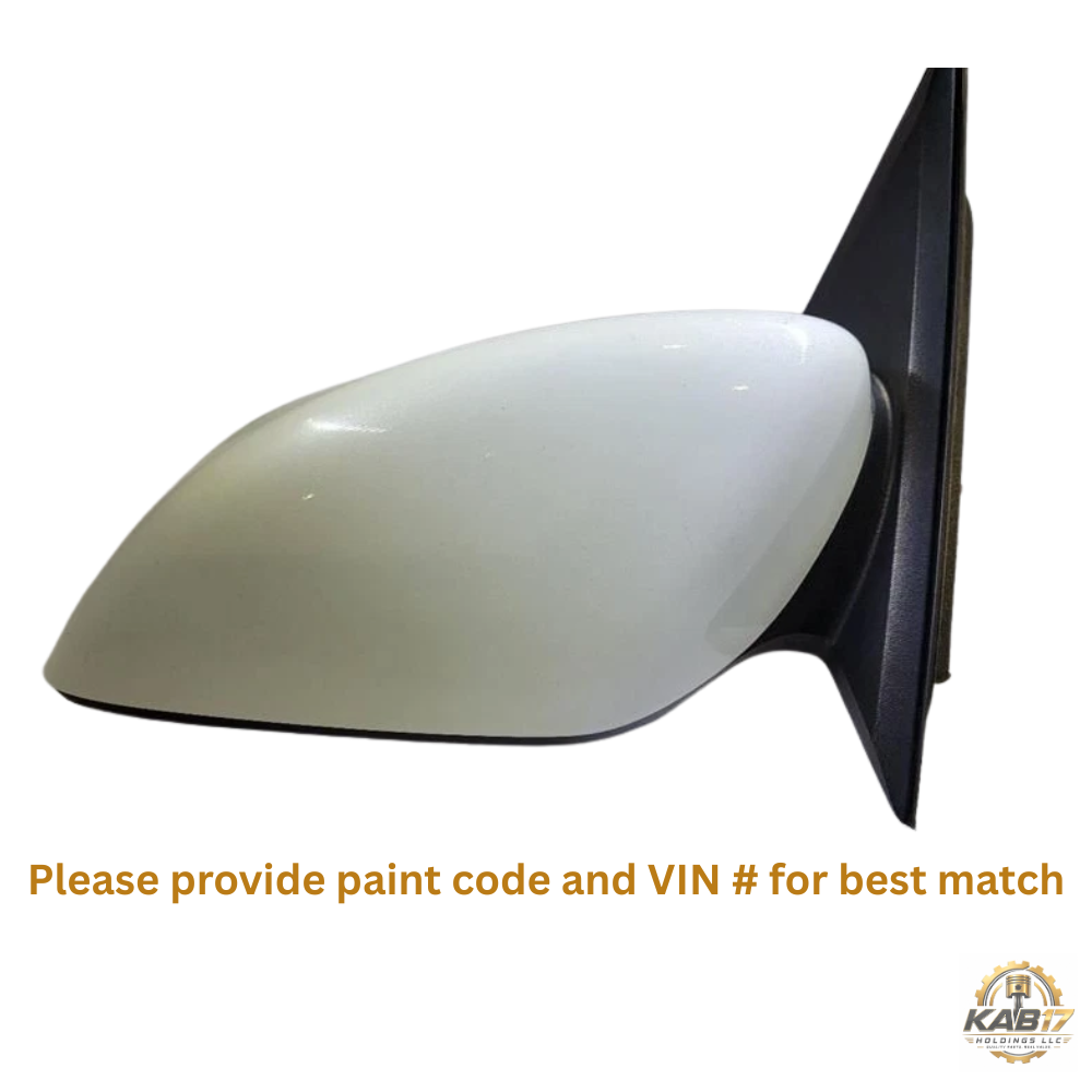 2013–2018 Nissan Altima Sedan Left Driver Side View Door Mirror White — view 1