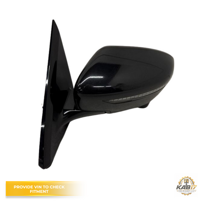 2018–2020 Nissan Pathfinder LH Driver Side Door Mirror w Camera Black OEM — view 1