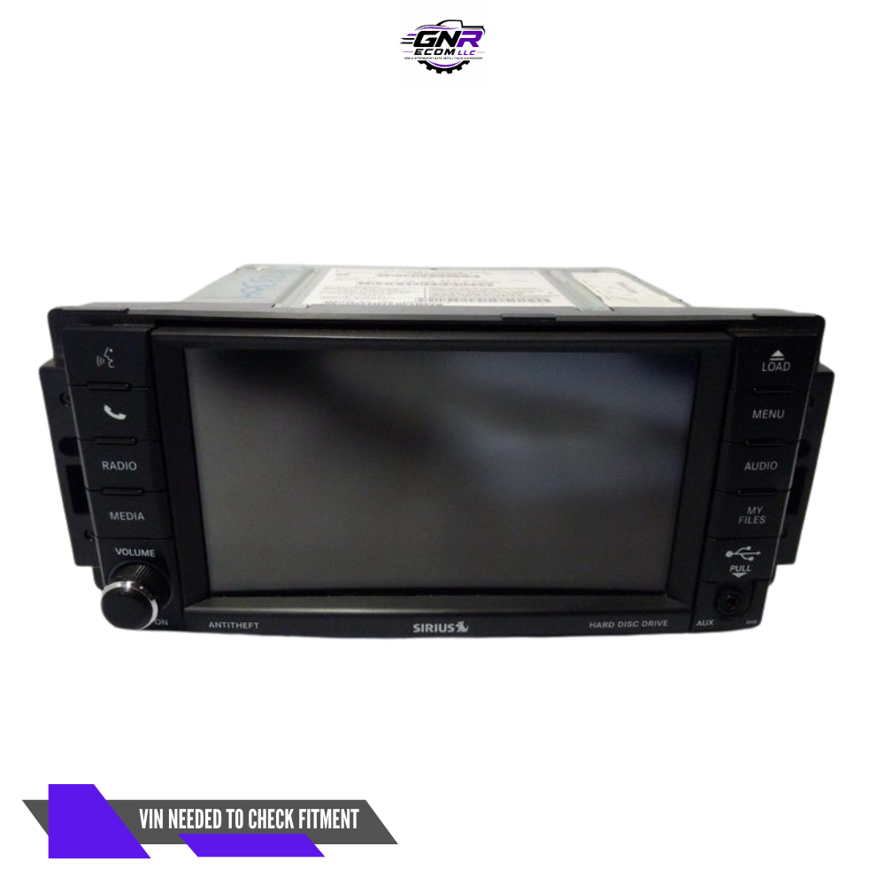 2013–2017 Jeep Compass AM FM Radio Receiver Navigation With Display Screen OEM — view 1
