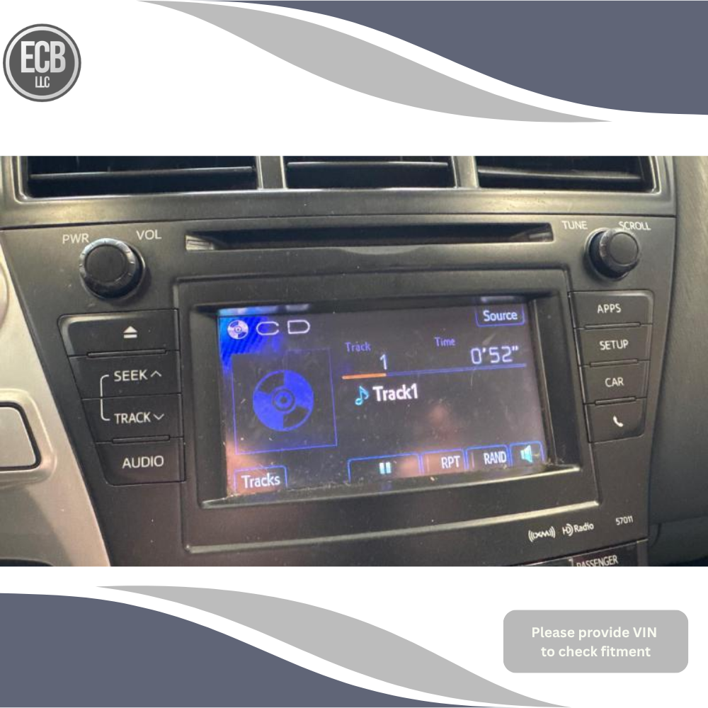 2012–2014 Toyota Prius Radio Display and Receiver OEM — view 3