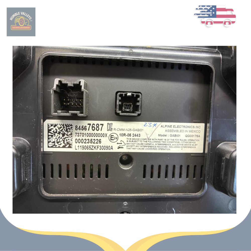2019–2023 Chevrolet Malibu Dash Mounted Information Display Screen ID 84537167 — view 3