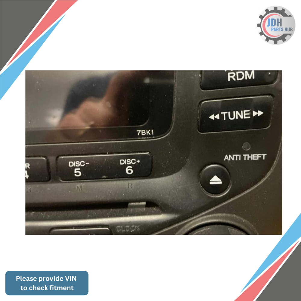 2004–2007 Honda Accord Radio AM FM Climate Control Temperature Panel OEM — view 4