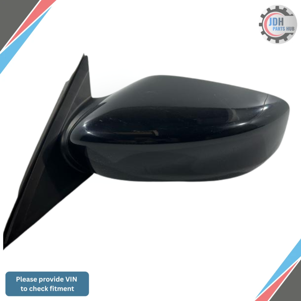 2007–2012 Nissan Altima Sedan Left Driver Side View Door Mirror black OEM — view 2