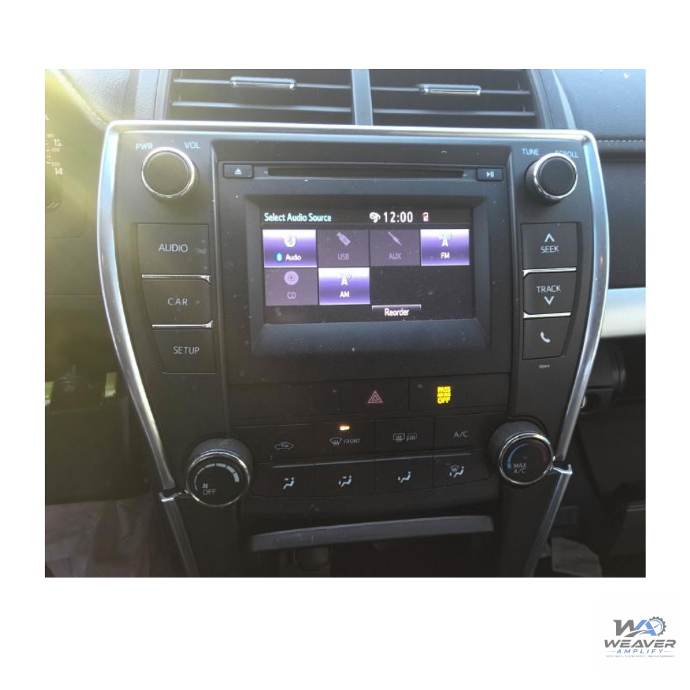 2016–2017 Toyota Camry CD Player Radio with Dash Display Screen 100614 OEM — view 2