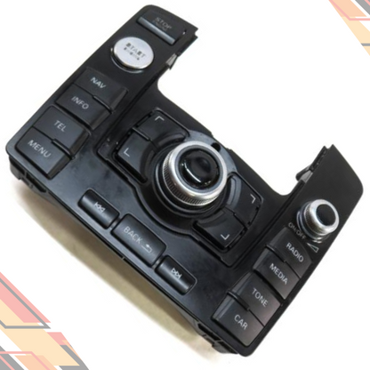 2012–2015 Audi Q7 Console-Mounte<wbr/>d Radio Control Panel Audio System (Option 8RF) — view 4