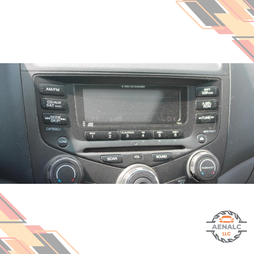 2004–2007 Honda Accord Radio AM FM 6 Disc CD Player Radio Receiver OEM — view 4