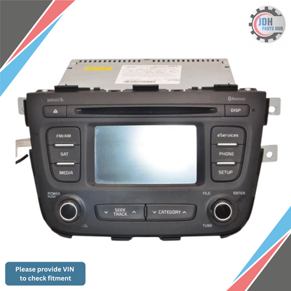 2014–2015 Kia Sorento CD MP3 Player Radio Media Receiver with Satellite & UVO OEM — view 1