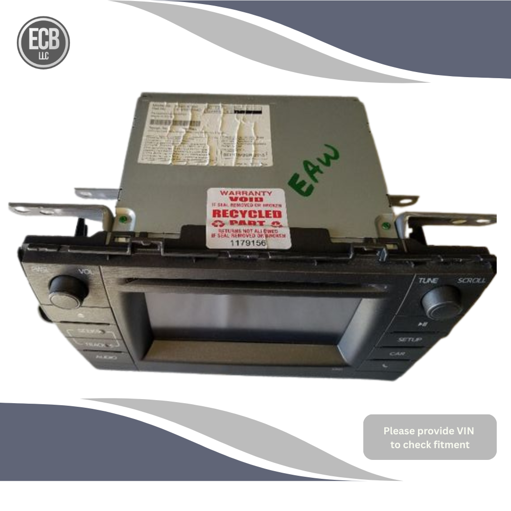 2012–2015 Toyota Prius Radio Receiver Dash Display Screen Monitor OEM — view 2