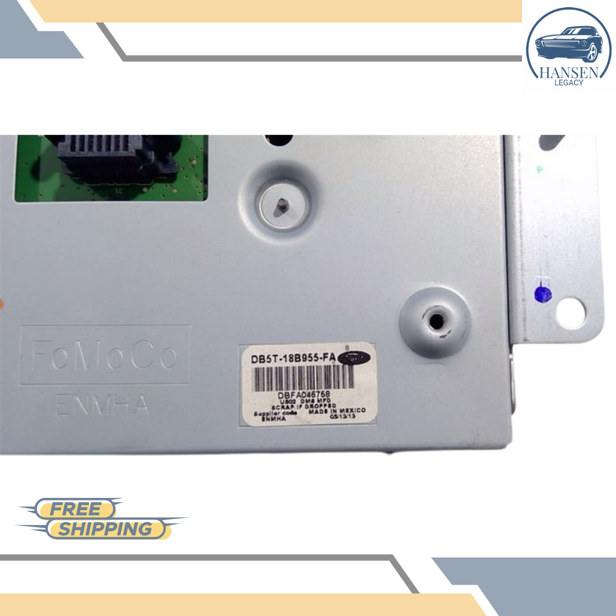 2013–2015 FORD Explorer Navigation Radio Display Screen OEM DB5T-18B955-FA — view 5
