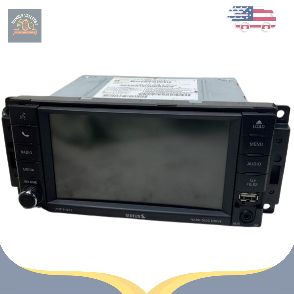 2012–2019 Dodge Caravan Radio MULTIMEDIA SATELLITE AM FM CD RBZ OEM — view 1