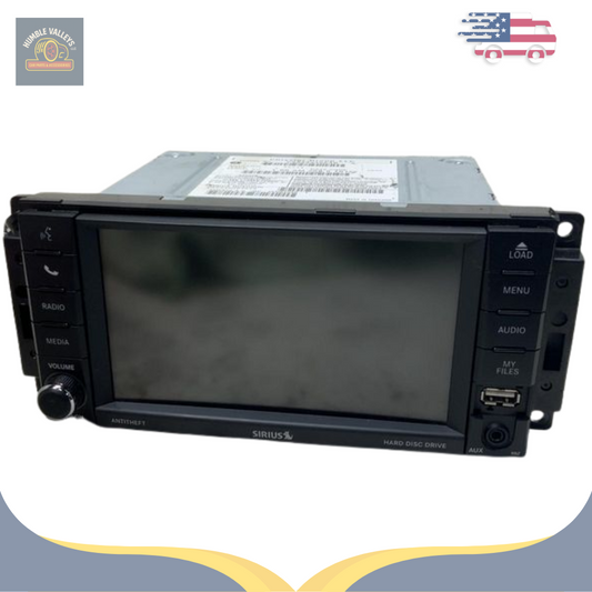 2012–2019 Dodge Caravan Radio MULTIMEDIA SATELLITE AM FM CD RBZ OEM — view 1