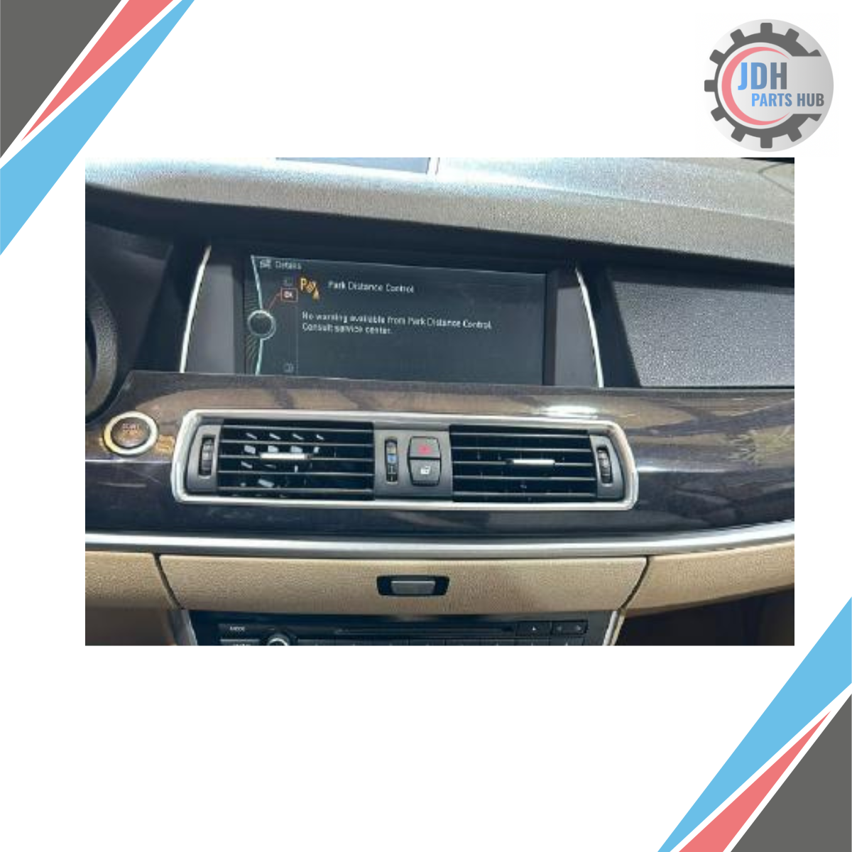 2010–2013 BMW 535i GT 10.25" Navigation Info Display Screen CID LCD OEM — view 1