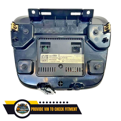 2016–2017 Chevrolet Malibu or VOLT Radio Display Screen Audio Controller 8" inch OEM — view 3