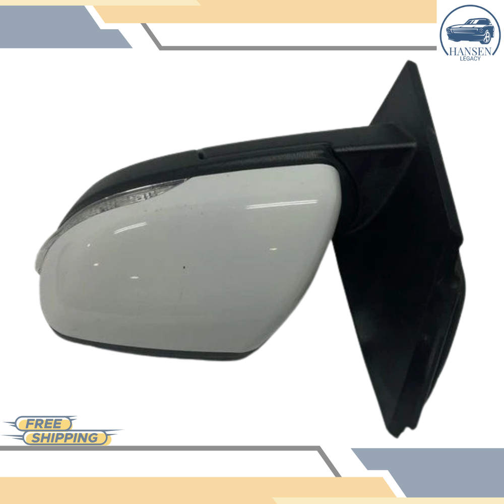 2019–2024 Ford Edge Left Driver Side View Door Mirror White OEM — view 4