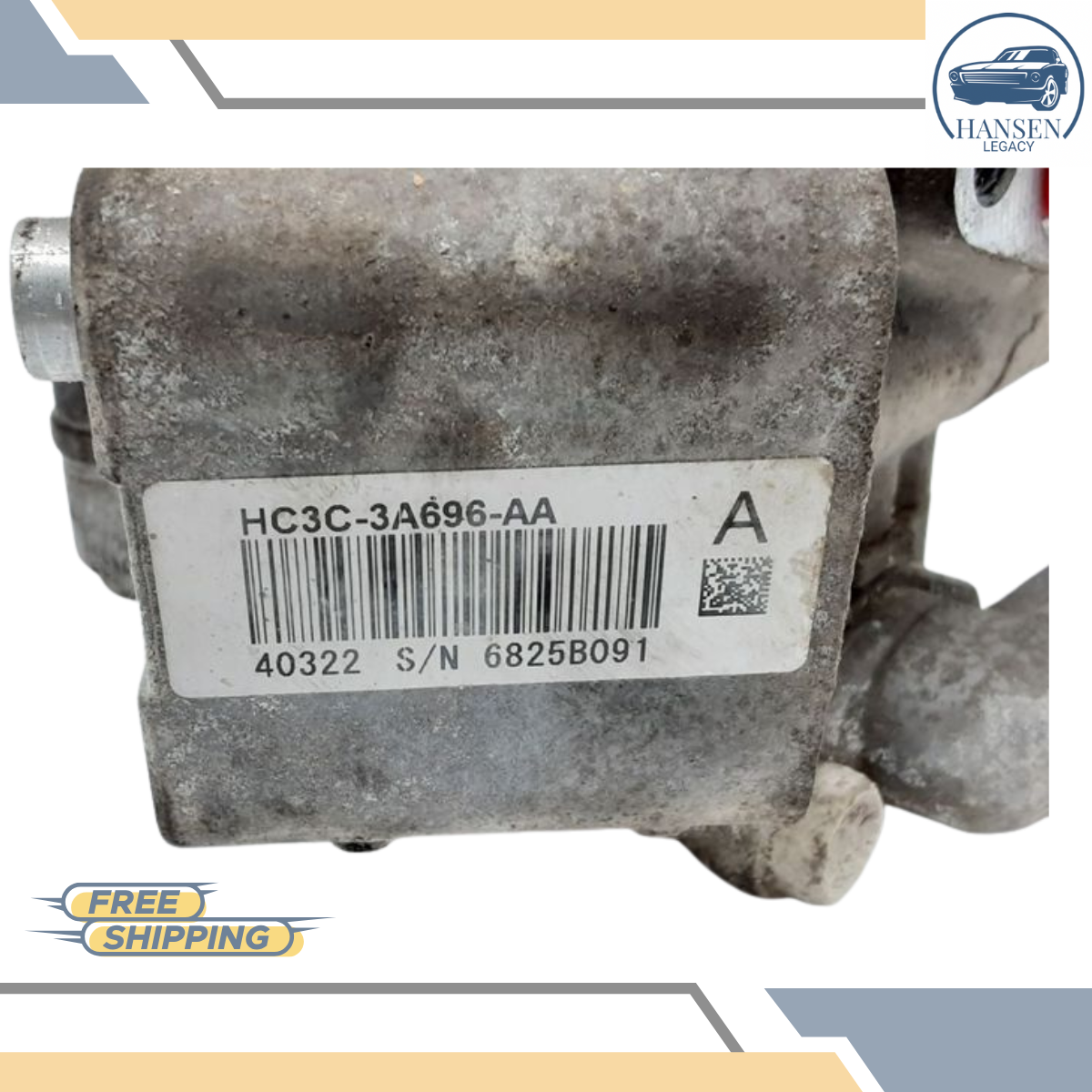 2017–2019 Ford F250 F350 F550 Power Steering Pump Super Duty 6.7L — view 2