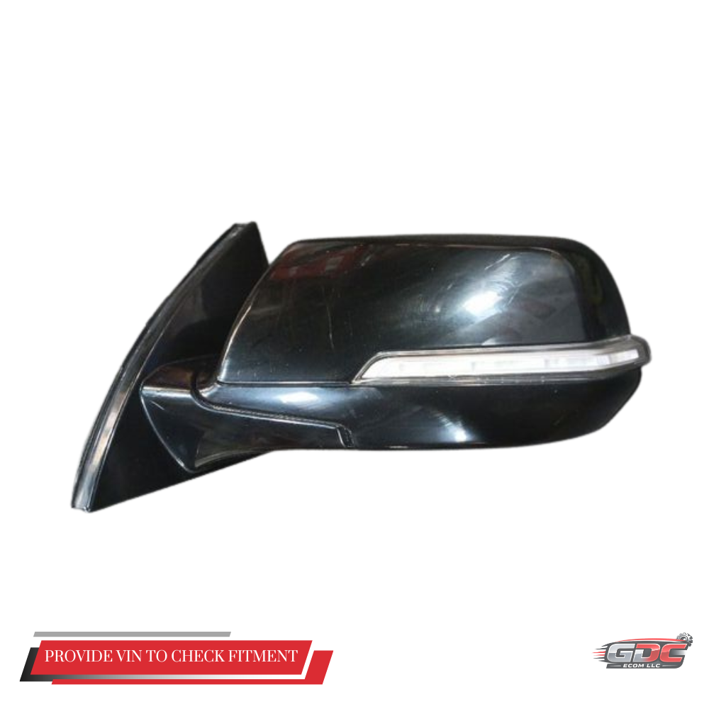 2018–2022 Chevrolet Traverse Left Driver Black Side View Door Mirror — view 1