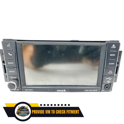 2012 Jeep Liberty AM FM CD AUX DVD Navigation Radio RHB W SATELLITE OEM — view 1
