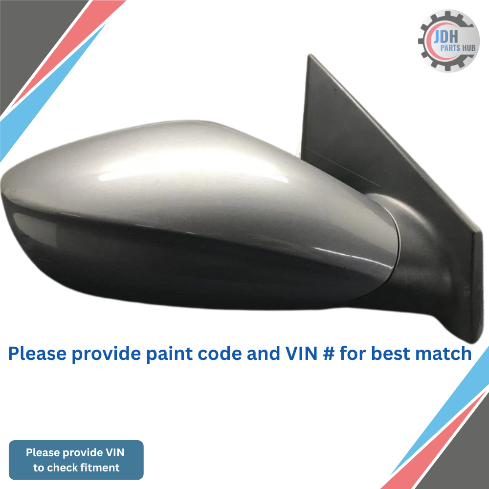 2011–2014 Hyundai Sonata RH Passenger Side Power View Mirror Assembly OEM — view 1