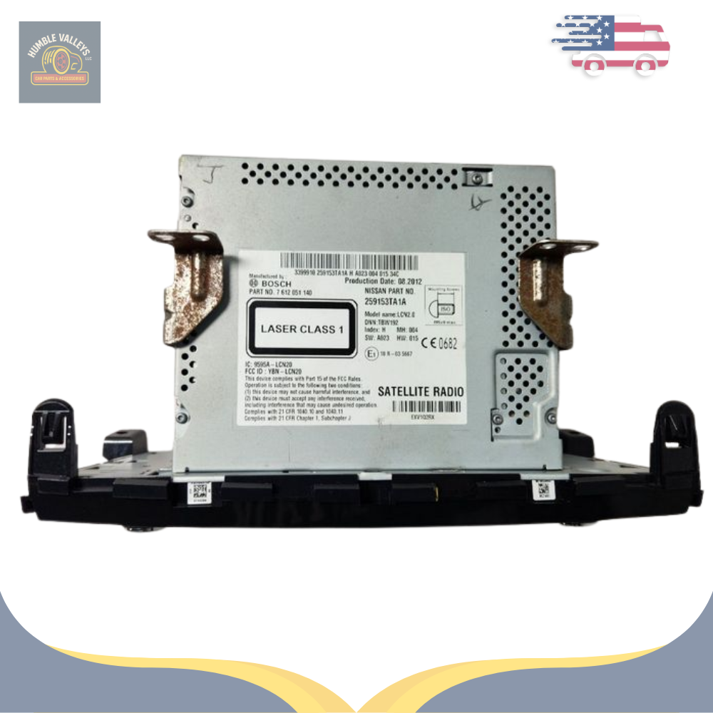 2013–2014 Nissan Altima Sedan Navigation CD Player Radio OEM — view 2