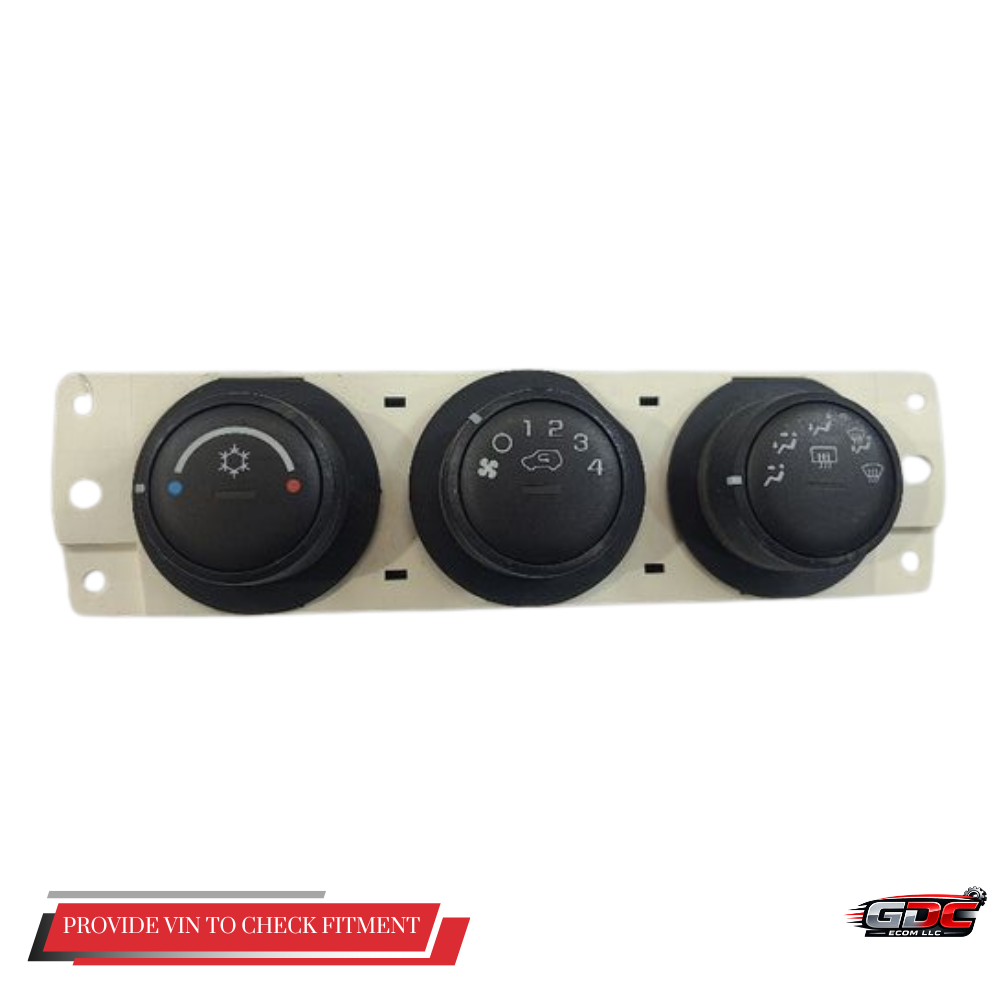 2006–2008 Hummer H3 Manual Climate AC Heater Temperature Control OEM — view 1