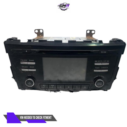 2013–2015 Nissan Altima Sedan AM FM CD Radio Receiver without Navigation 5" Display — view 1