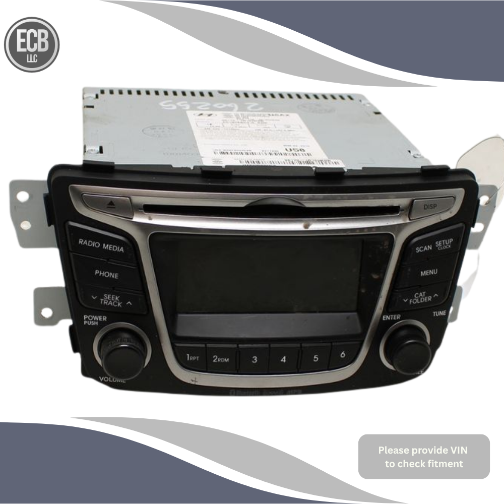 2015–2017 Hyundai Accent AM FM CD Radio Bluetooth — view 1