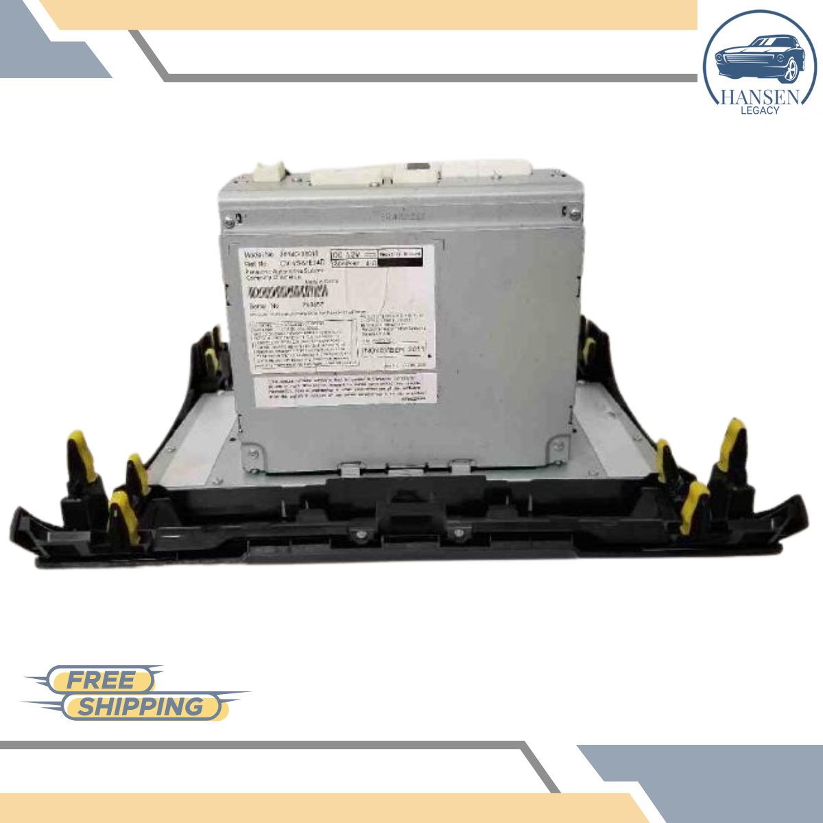 2012 Toyota Camry Radio / Display Receiver OEM 57012 (86140-06010) — view 3