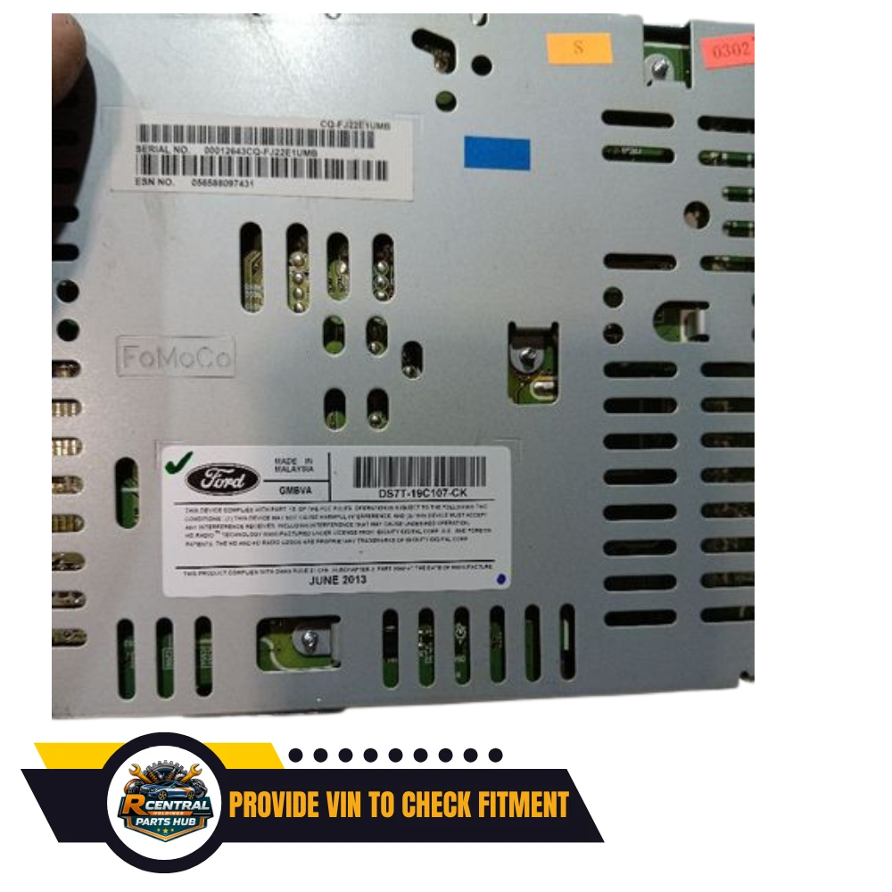 2013–2015 FORD FUSION AM FM CD MP3 RADIO RECEIVER OEM — view 3