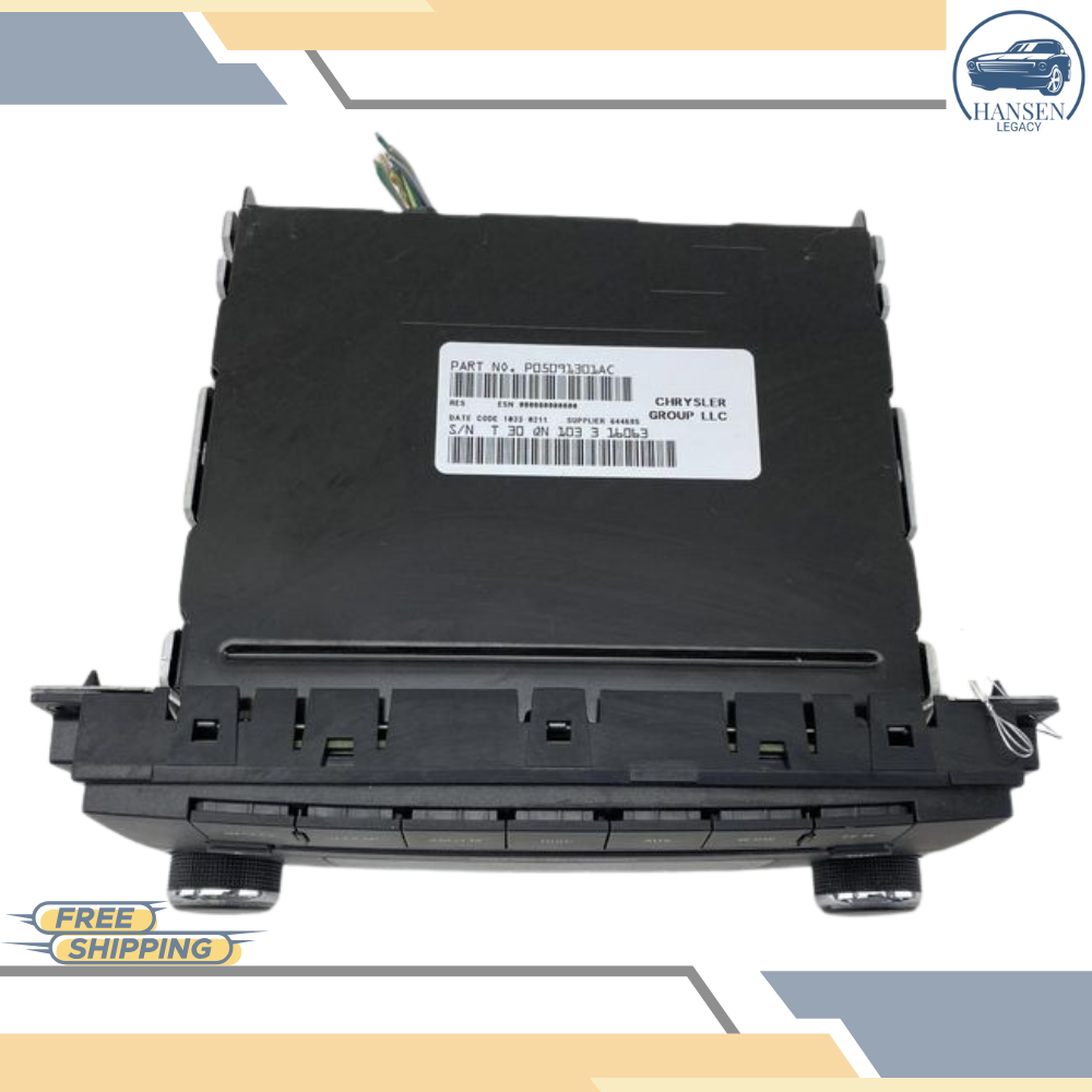 2012–2019 Dodge Grand Caravan AM FM CD Radio Receiver Module Factory OEM — view 2