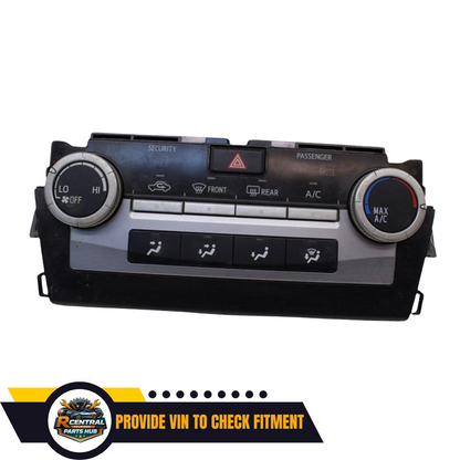 2012–2014 Toyota Camry Manual A/C AC Temperature Control — view 4