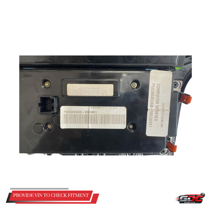 2019–2020 Jeep Grand Cherokee Climate AC Heater Control Unit with Bezel OEM — view 3