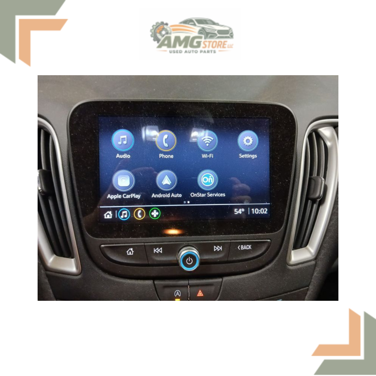 2021–2024 Chevrolet Malibu Radio Dash Display Screen ID 84712142 OEM 22 23 — view 2