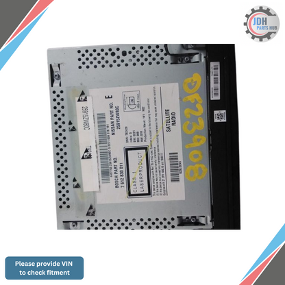 2010–2012 Nissan Sentra AM FM CD Player Radio with Navigation ID 259157W80C OEM — view 3