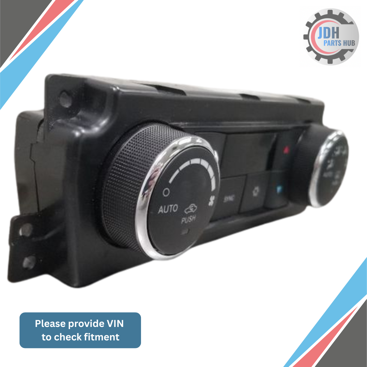 2010–2012 Dodge Ram 2500 Climate Control Dual Zone Automatic OEM — view 3