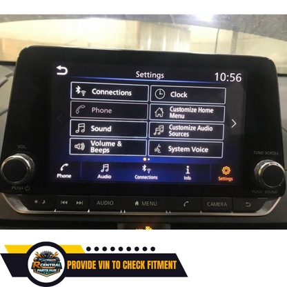 2019–2020 Nissan Altima Radio Receiver with Display Screen OEM — view 2