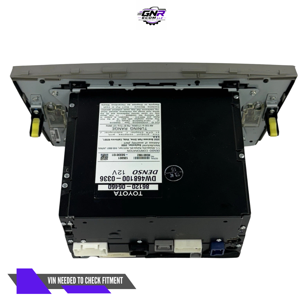 2007–2009 Toyota Camry JBL Radio Cd GPS Navigation Screen E7011 86120-06460 — view 4