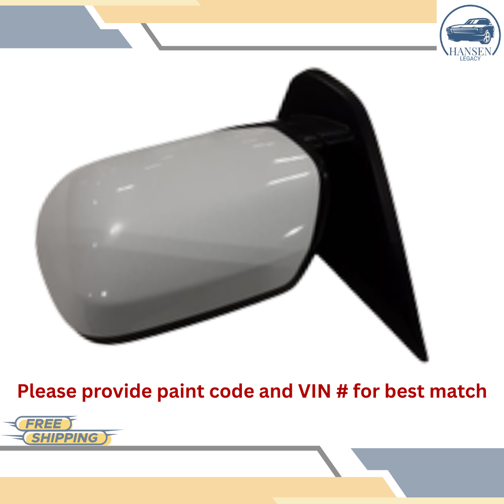 2009–2015 Honda Pilot Left Driver Side View Door Mirror Heated White LH — view 1