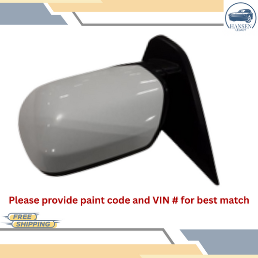 2009–2015 Honda Pilot Left Driver Side View Door Mirror Heated White LH — view 1