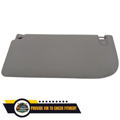 2021–2025 Ford F150 Driver LH Interior Gray Cloth Sun Visor OEM — view 1