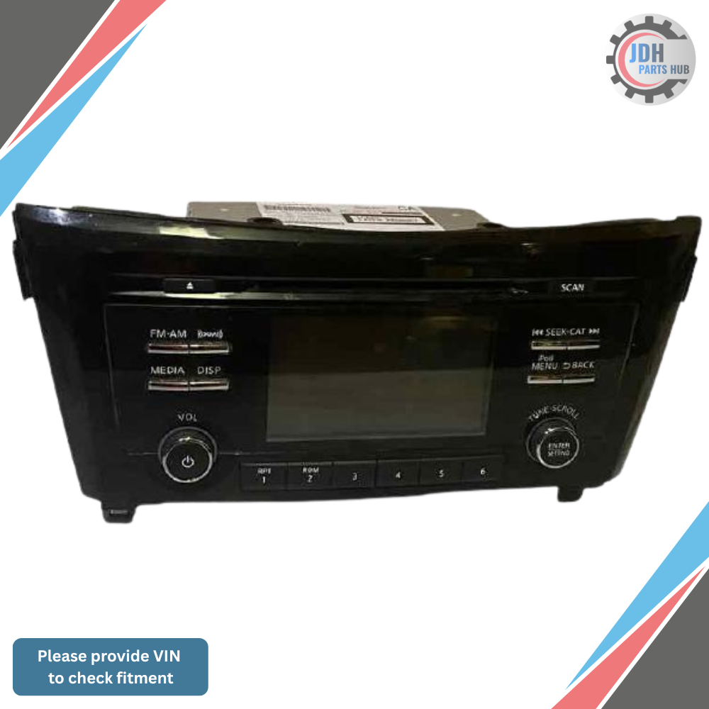 2017–2018 Nissan Rogue Sport Radio Receiver Screen CD Player MP3 FM OEM — view 1