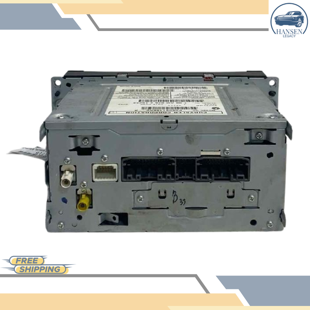 2012 Jeep Liberty AM FM CD AUX DVD Navigation Radio RHB W SATELLITE OEM 12 — view 3