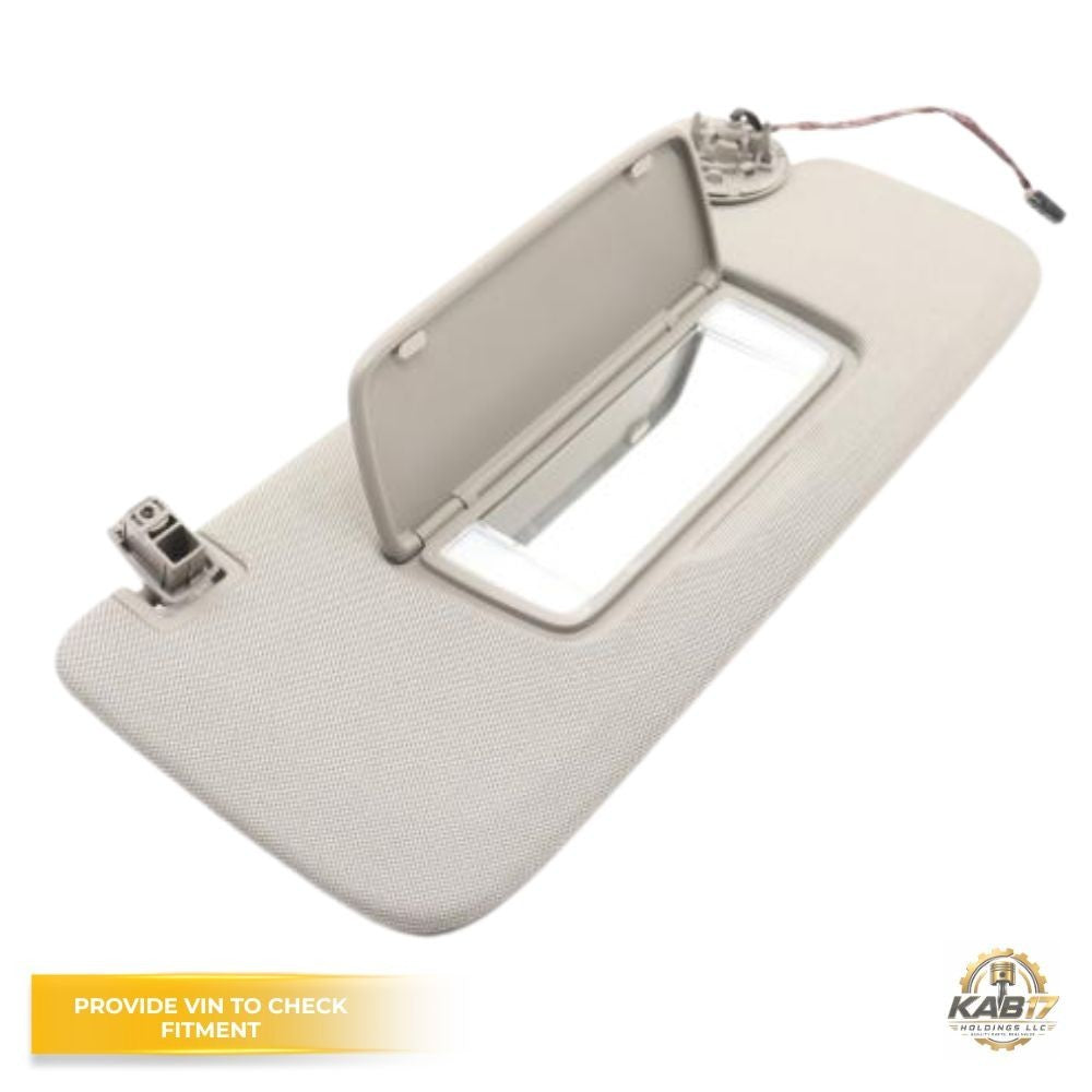 2020–2024 Chevrolet Equinox LH Driver Sunvisor Sun Visor with Mirror & Light OEM — view 2