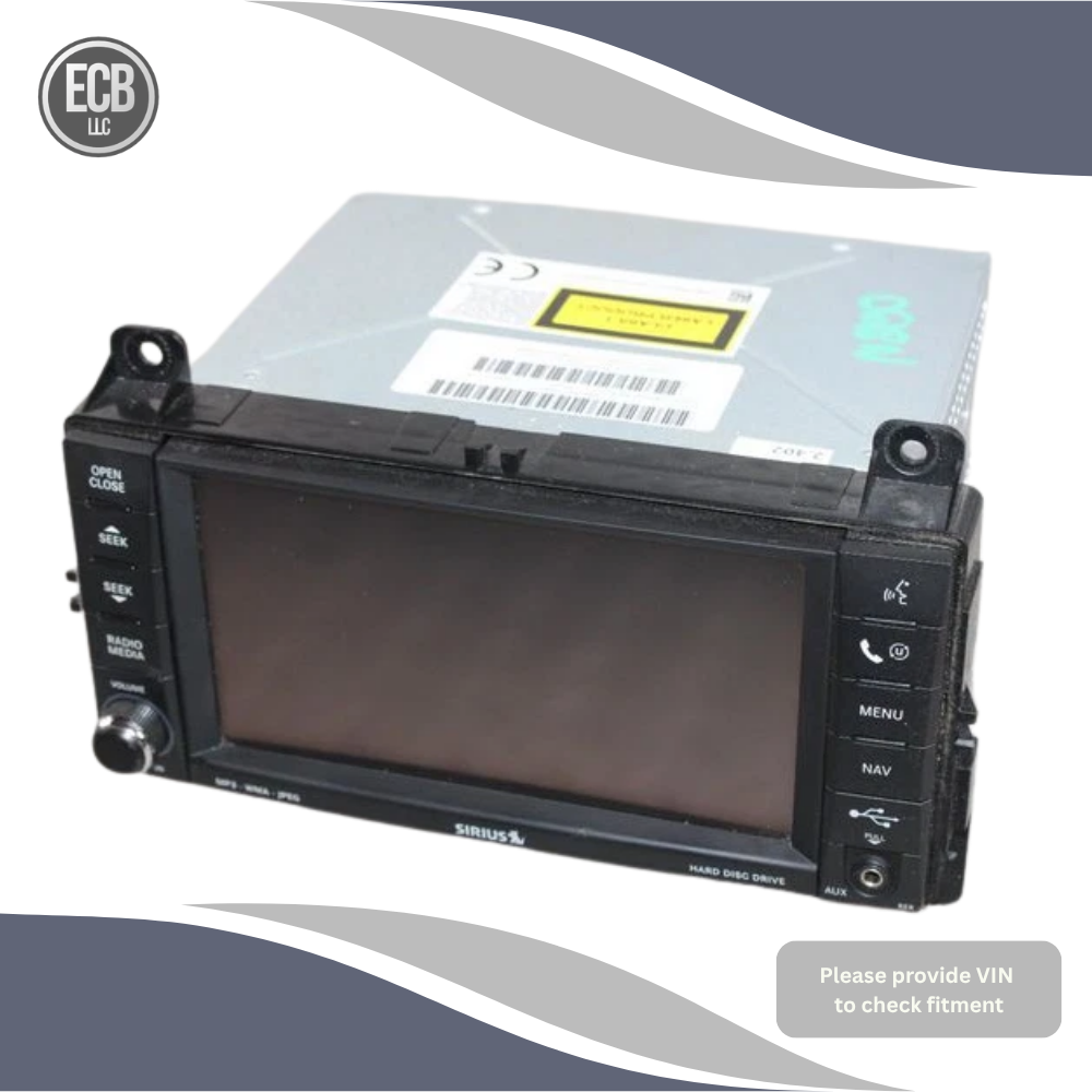 2011 Jeep Grand Cherokee Radio Receiver Display Screen Navigation ID RER OEM — view 2
