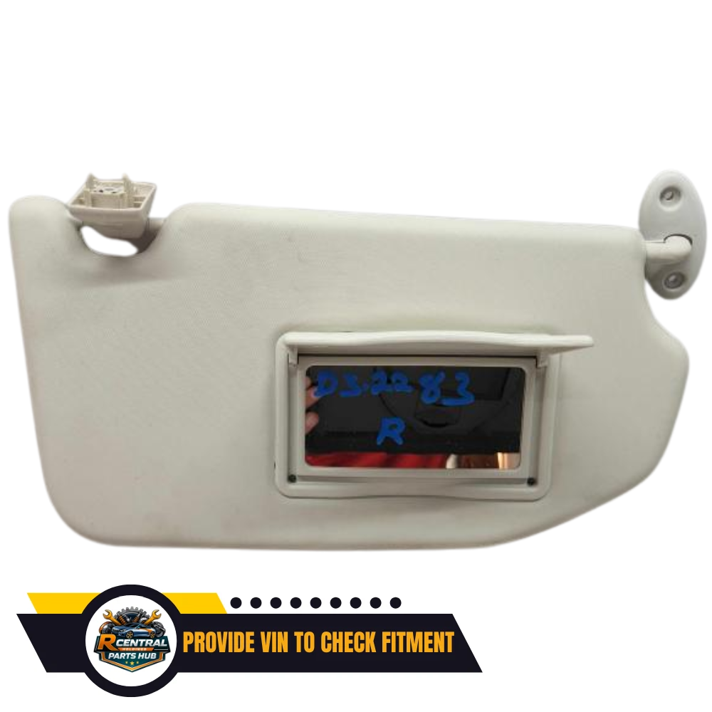 2021–2022 Ford EcoSport RH Passenger Sunvisor Sun Visor with Mirror OEM — view 2