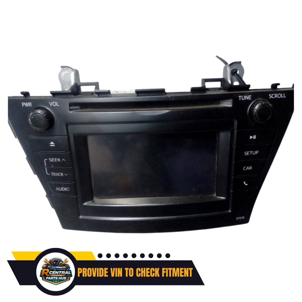 2012–2014 Toyota Prius V Display Screen CD Radio Receiver 57010 OEM 12-14 — view 1