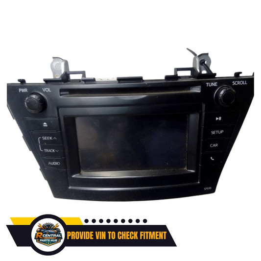 2012–2014 Toyota Prius V Display Screen CD Radio Receiver 57010 OEM 12-14 — view 1