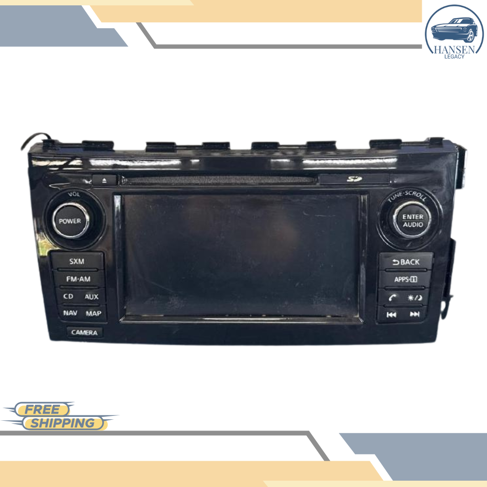 2015 Nissan Altima AM-FM-CD Satellite Navigation Radio Receiver 15 — view 1
