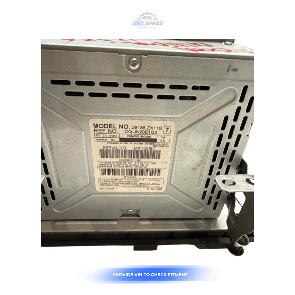 2010–2012 Nissan Altima AM FM CD Player Radio Receiver without navigation system OEM — view 5