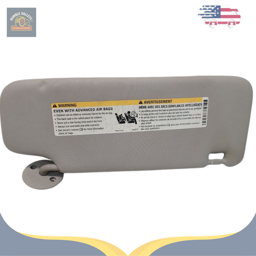 2012–2020 Chevrolet Sonic LH Driver Sunvisor Sun Visor with Mirror OEM — view 1